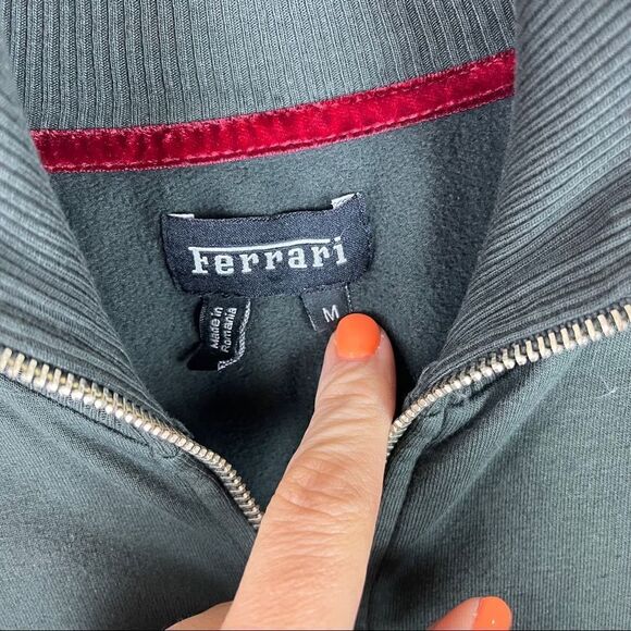 Ferrari Logo Official Product Zip Jacket - Picture 4 of 8